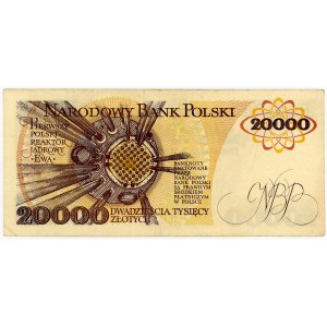 20,000 zloty 1989, series R