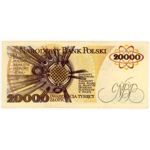 20,000 zloty 1989, series P