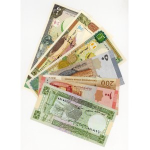 Syria, 5 - 1000 Syrian Pounds, zestaw 7 sztuk