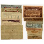 Receipts, bills, bonds, miscellaneous, set of 14 pieces