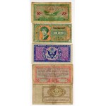 USA, 1 dollar, 25.10.5, military payment cents, set of 9 pieces