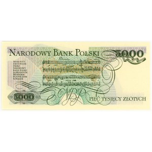 5,000 zloty 1982, AC series