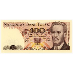 100 zlotys 1976, AM series