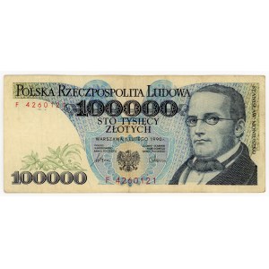100 000 PLN 1990, séria F