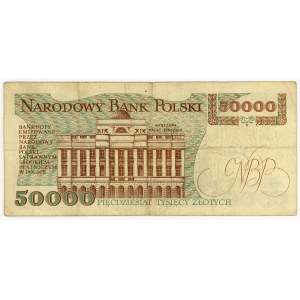 50,000 zloty 1989, AE series