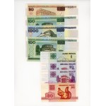 Białoruś, 1 - 10.000 rubli, zestaw 16 sztuk