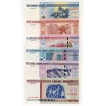 Białoruś, 1 - 100.000 rubli, zestaw 17 sztuk