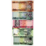 Sudan, 20, 10, 5, 1 pound, set of 5 pieces