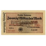 Germany, railroad bills 100 billion to 1 million, hyperinflation set 12 bills 1923 - 1924