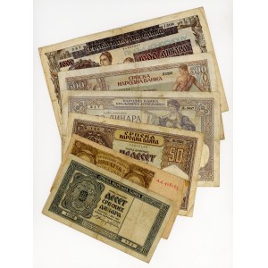 World, Serbia, Yugoslavia, Croatia, set of 6 pieces