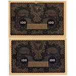 100 Polish marks 1919, various series, set of 17 pieces