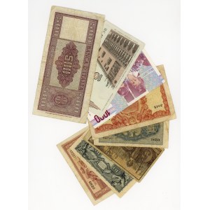 Italy, 1000, 500, 100, lira, set of 8 pieces