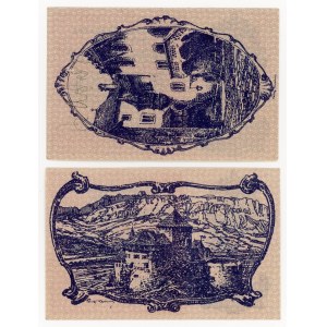 Liechtenstein, 10, 20 haler 1920, set of 2 banknotes