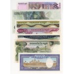 Cambodia, set of 21 banknotes
