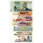 Cambodia, set of 21 banknotes