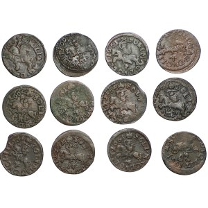 John II Casimir, Set of Lithuanian shekels 1661-66