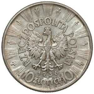 10 zloty 1936, Józef Piłsudski
