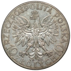 10 złotych 1932, ZZM Głowa kobiety