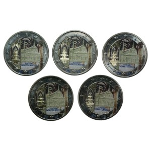 Deutschland, 2 Euro 2013, Baden-Württemberg, 5er-Satz, Tampondruck