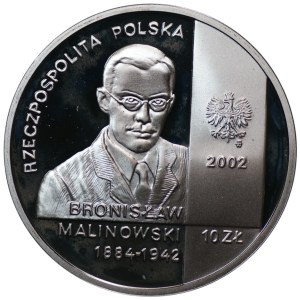 10 zlotys 2002, Bronislaw Malinowski