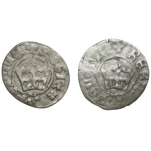 John I Olbracht, set of crown halfpence, Cracow
