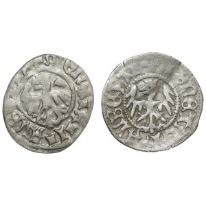 John I Olbracht, set of crown halfpence, Cracow
