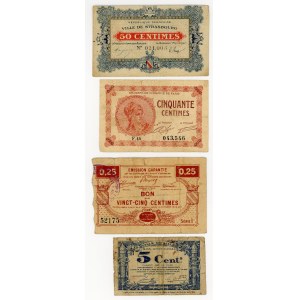 France, set of 4 vouchers