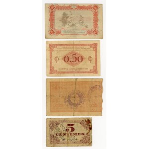 France, set of 4 vouchers