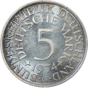 Germany, 5 marks 1974, G