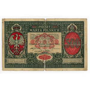 Second Polish Republic, 500 mkp 1919 - Directorate (223)