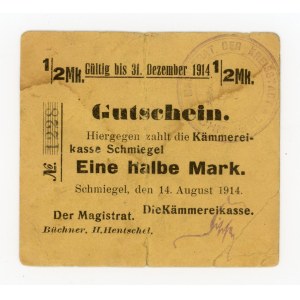 Śmigiel/Schmiegel, 1/2 marka 1914 - Hentschel (246)