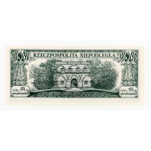 Solidarity, a donation to support independent activities, 250 zlotys – Piłsudski (263)