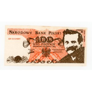 Solidarity, 100 zlotych, 1983 – Lech Wałęsa (276)