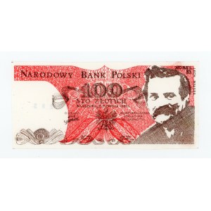 Solidarność, 100 złotych 1983 - Lech Wałęsa (280)