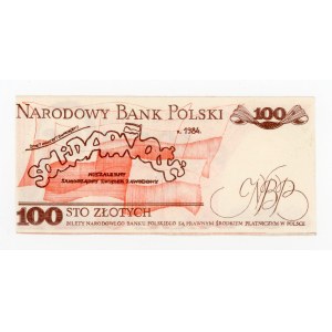 Solidarność, 100 Złoty 1984 – Lech Wałęsa (283)