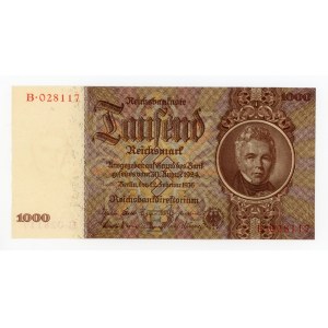 Deutschland, 1.000 Reichsmark 1936 (313)
