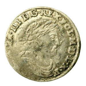 Jan III Sobieski, 1679 six-real coin, Bydgoszcz – Leliwa in an oval (626)