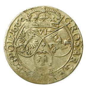 John II Casimir, Six-Realer 1660 TLB, Kraków (632)