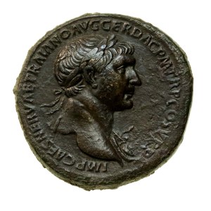 Cesarstwo Rzymskie, Trajan (98-117 n.e.), Sesterc (105)