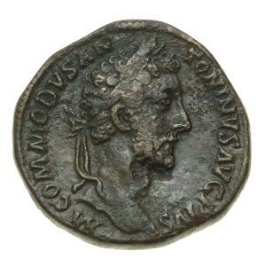 Roman Empire, Commodus (177–192 CE), sestertius (108)