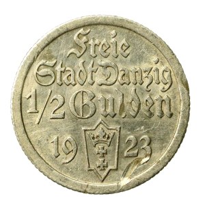 Free City of Gdańsk, 1/2 gulden, 1923 (659)