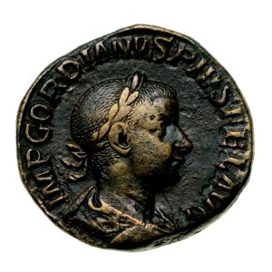 Roman Empire, Gordian III (238–244 CE), Sesterce (115)