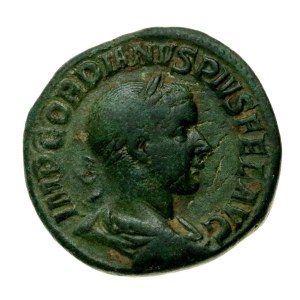 Roman Empire, Gordian III (238–244 CE), sestertius (120)
