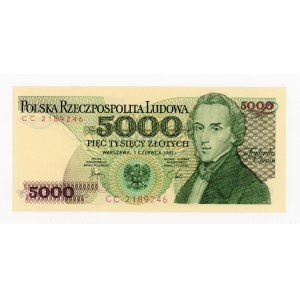 PRL, 5.000 złotych 1982 CC (465)