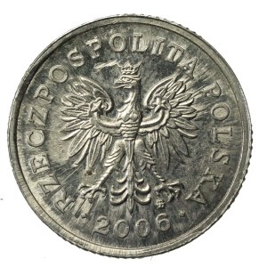 Aluminum Proof, Third Republic of Poland, 5 groszy, 2006. Very rare (944)