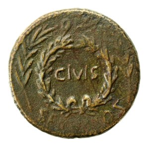 Roman Empire, Octavian Augustus (27 BCE–14 CE), Sesterce (186)