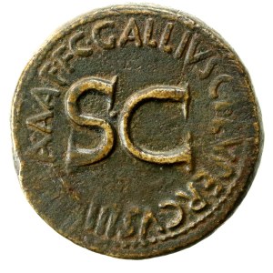 Roman Empire, Octavian Augustus (27 BCE–14 CE), Sesterce (186)