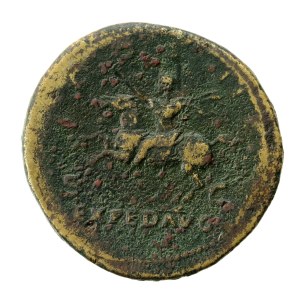 Roman Empire, Hadrian (117–138 CE), sestertius (187)
