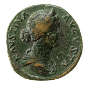 Roman Empire, Faustina the Younger (161–175 CE), sestertius (190)