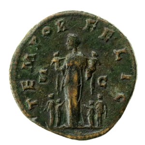 Roman Empire, Faustina the Younger (161–175 CE), sestertius (190)